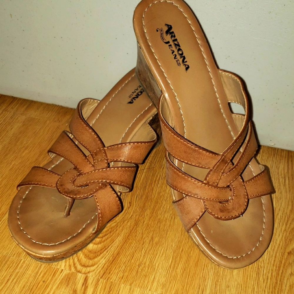Arizona woman's brown tan shoes